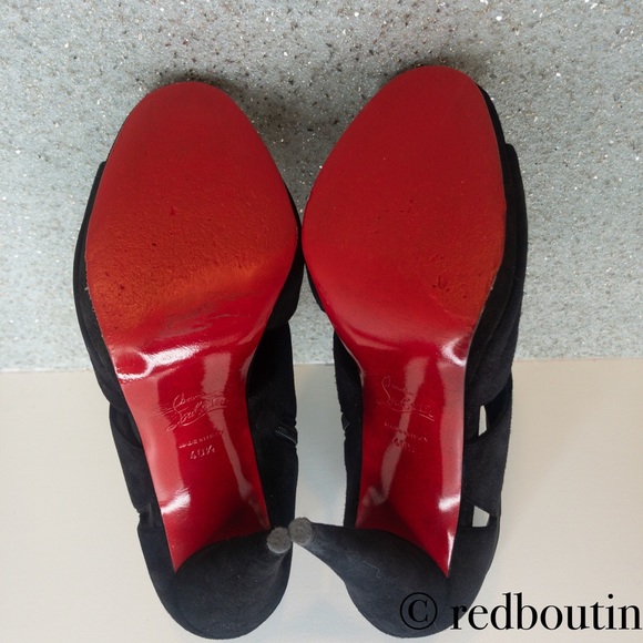 🔴SOLDBelfeconica black suede Bootie 40.5 - Picture 8 of 8